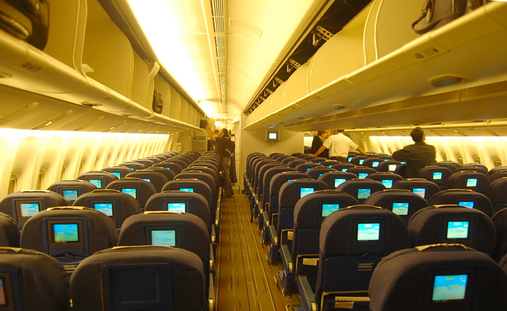 Interior del Boeing 777